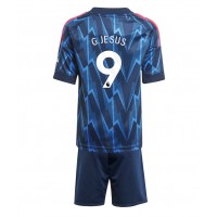Stroje piłkarskie Arsenal Gabriel Jesus #9 Koszulka Wyjazdowej dla dzieci 2025-26 Krótki Rękaw (+ szorty)